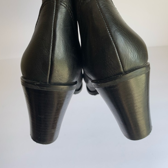 Enzo Angiolini earowena black leather boots size 8.5 - Picture 12 of 14